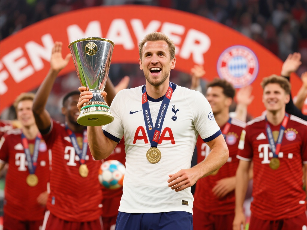 勒沃库森2-2战平助拜仁提前2轮加冕,凯恩喜获职业生涯首冠 对于哈里·凯恩来说,这个冠军无疑是职业生